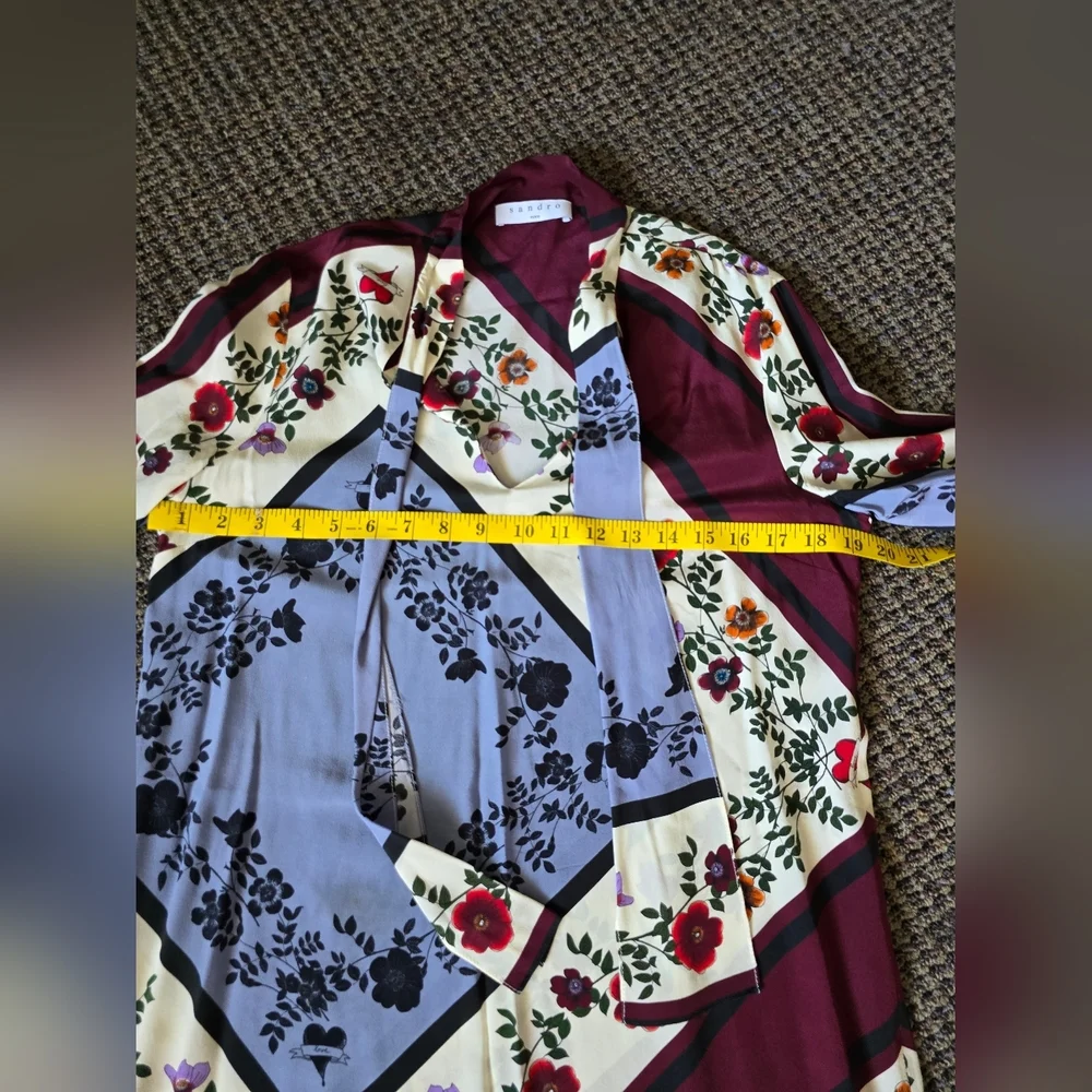 New Sandro dress of 100% silk - Picture 10 of 12